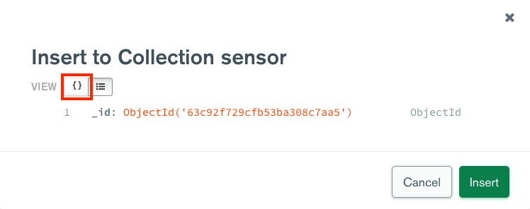Select Json format