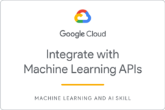 Integrate with Machine Learning APIs のバッジ