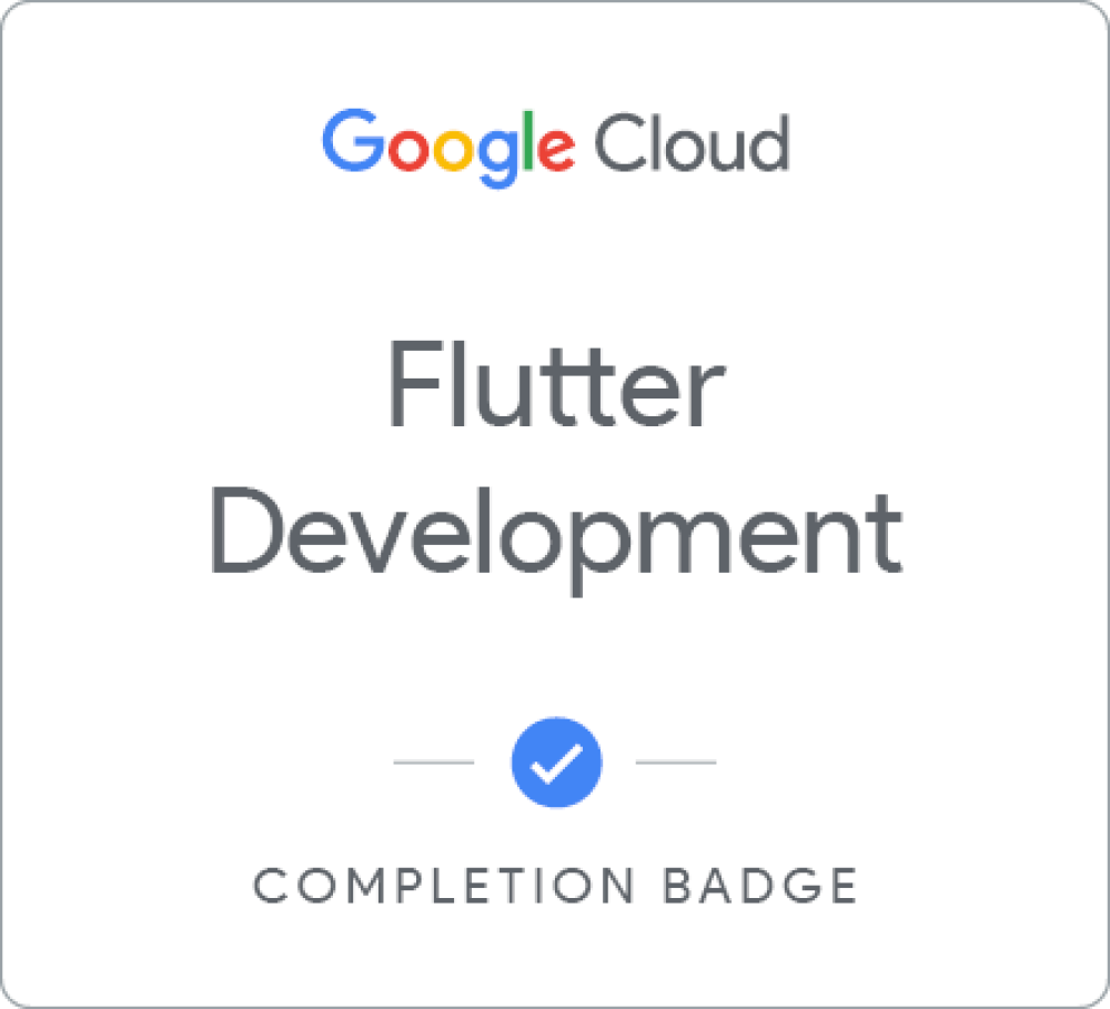 Flutter Development のバッジ