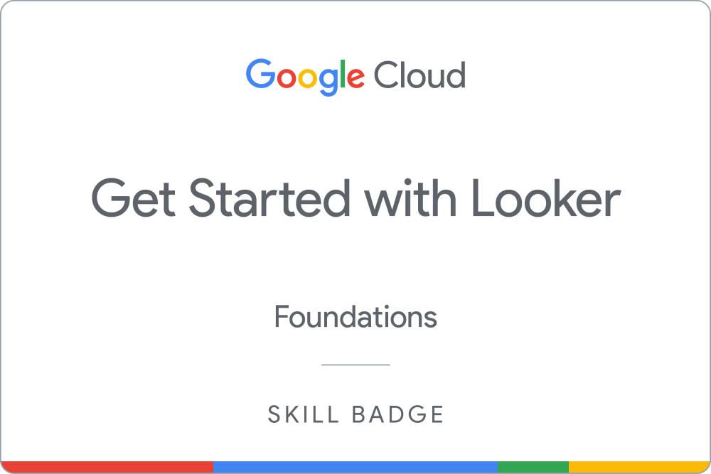 Badge pour Get Started with Looker