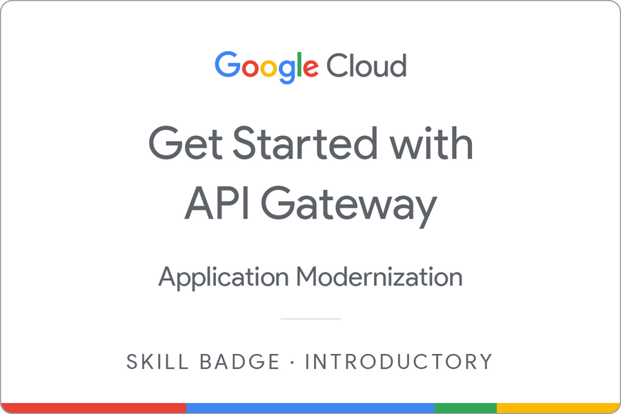 Badge pour Get Started with API Gateway