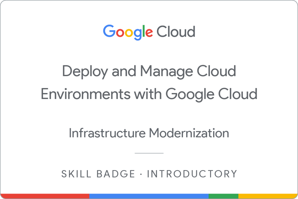 Odznaka dla Set Up a Google Cloud Network