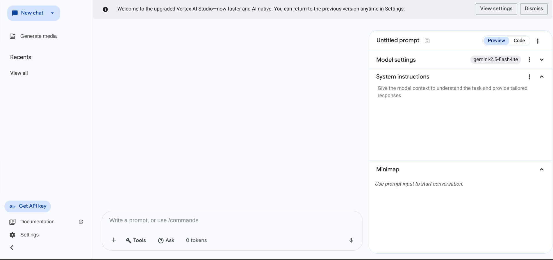 Vertex AI Studio