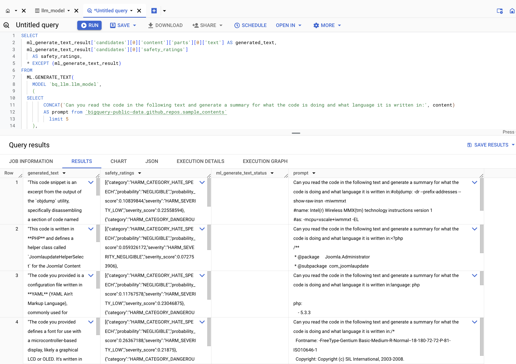 Query Response Prompt