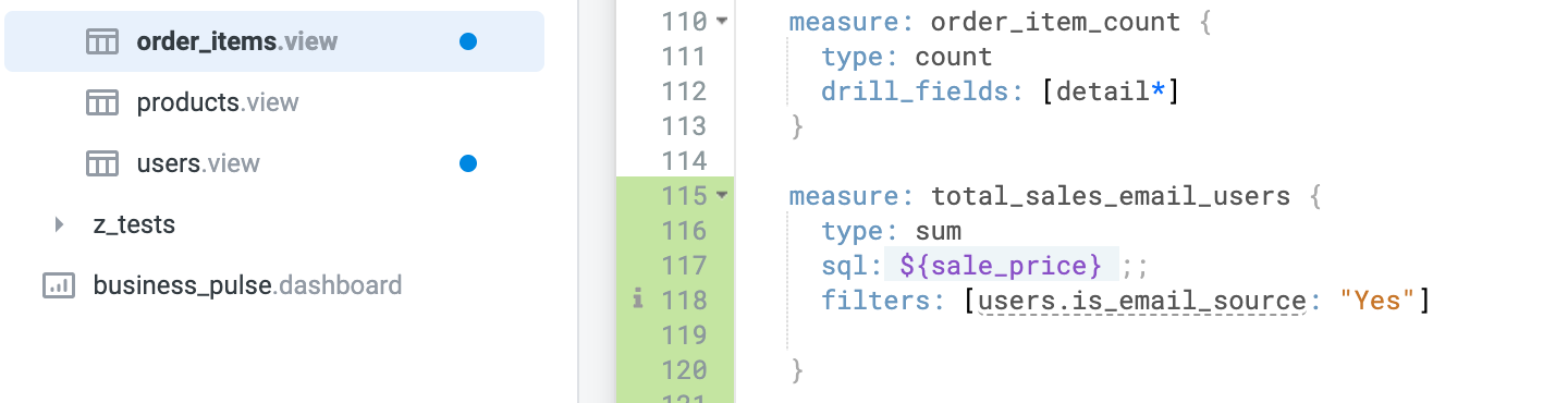 Creating Measures and Dimensions Using LookML | Google Cloud Skills Boost