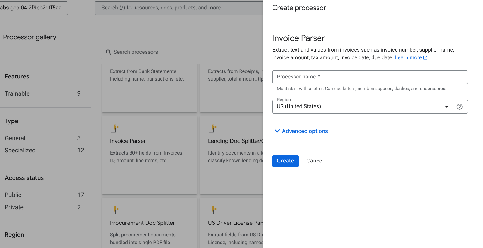 Divisor de documentos de adquisición