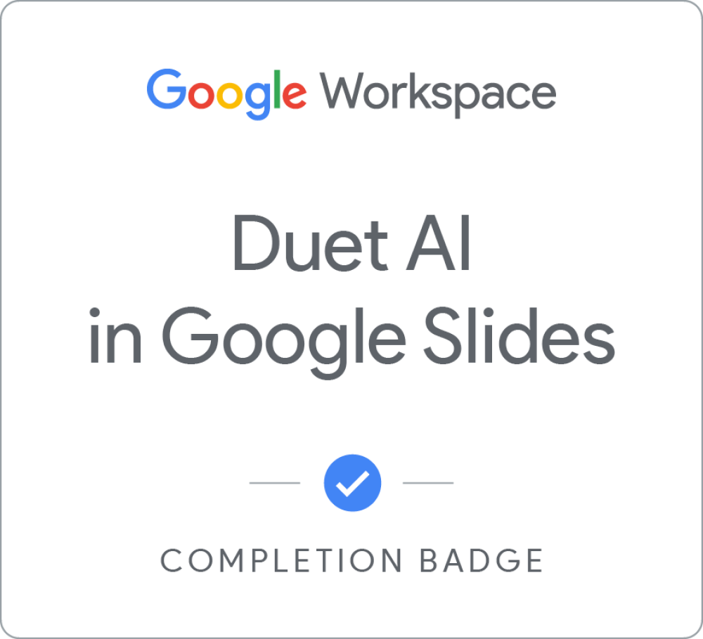 Badge pour Gemini in Google Slides