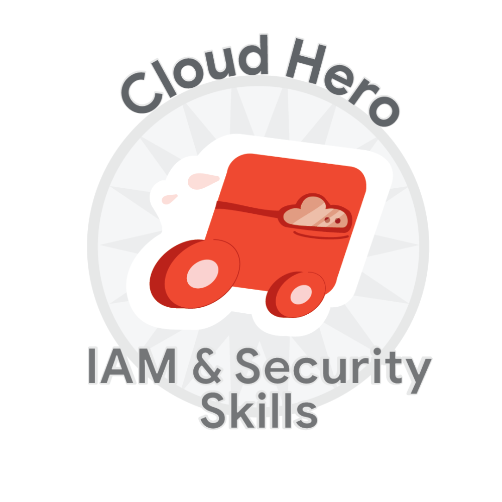 Badge pour Cloud Hero IAM & Security Skills