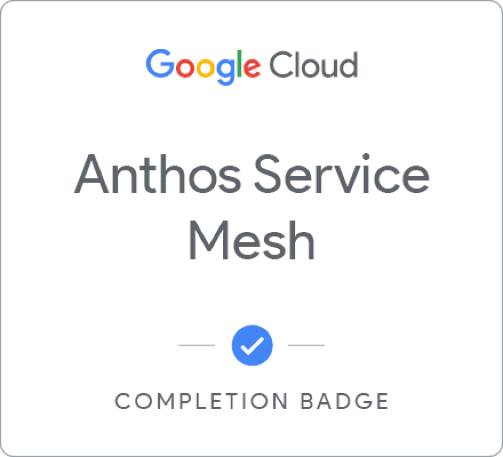 Badge pour Anthos Service Mesh