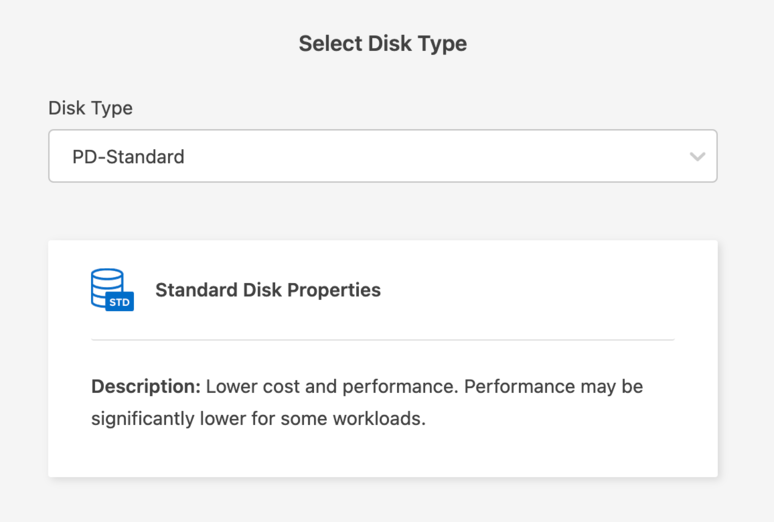 disk type