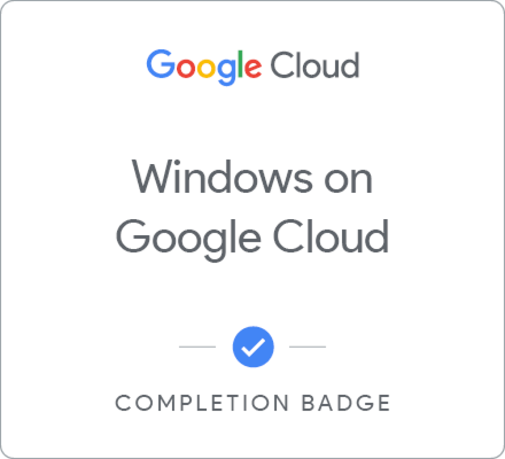 Badge for DEPRECATED Windows on Google Cloud