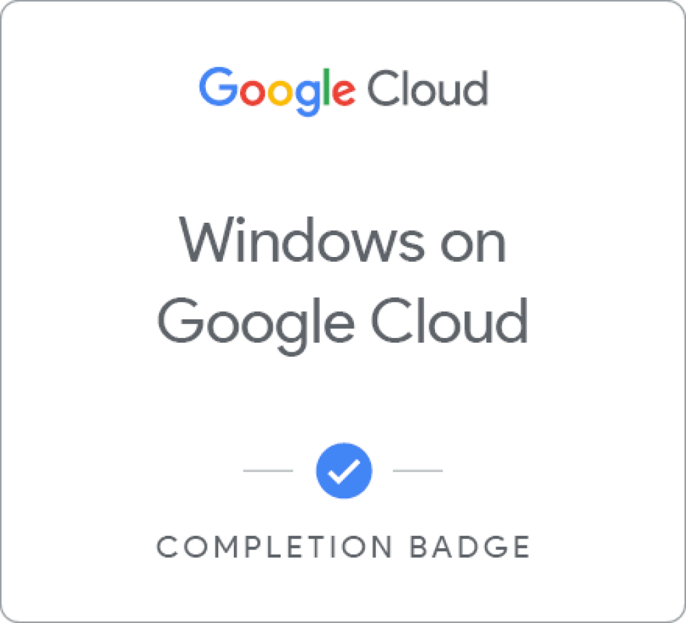 Badge untuk DEPRECATED Windows on Google Cloud