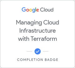 Badge for Managing Cloud Infrastructure with Terraform