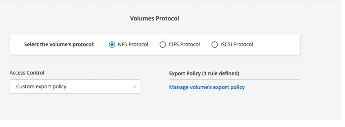 Volumes protocol