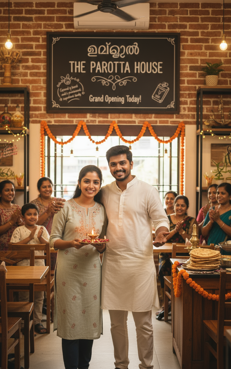 The couple opening their restaurant