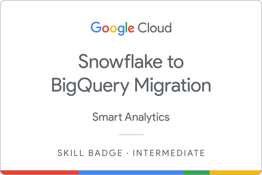 Badge for Snowflake to BigQuery Migration