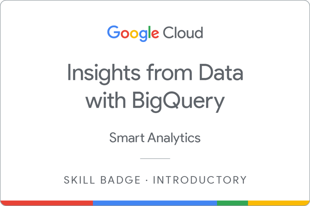 Insignia de Insights from Data with BigQuery