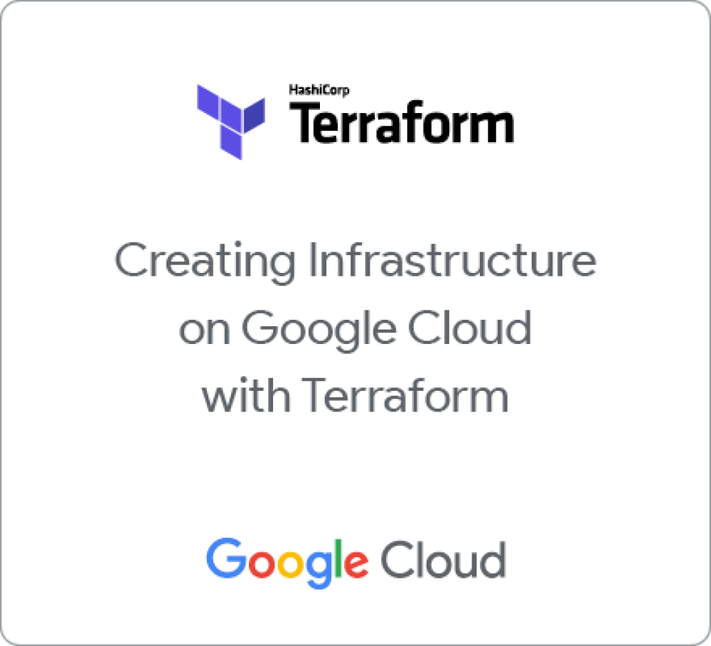 Badge untuk Creating Infrastructure on Google Cloud with Terraform