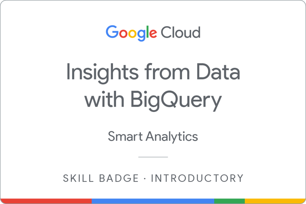 Derive Insights from BigQuery Data徽章