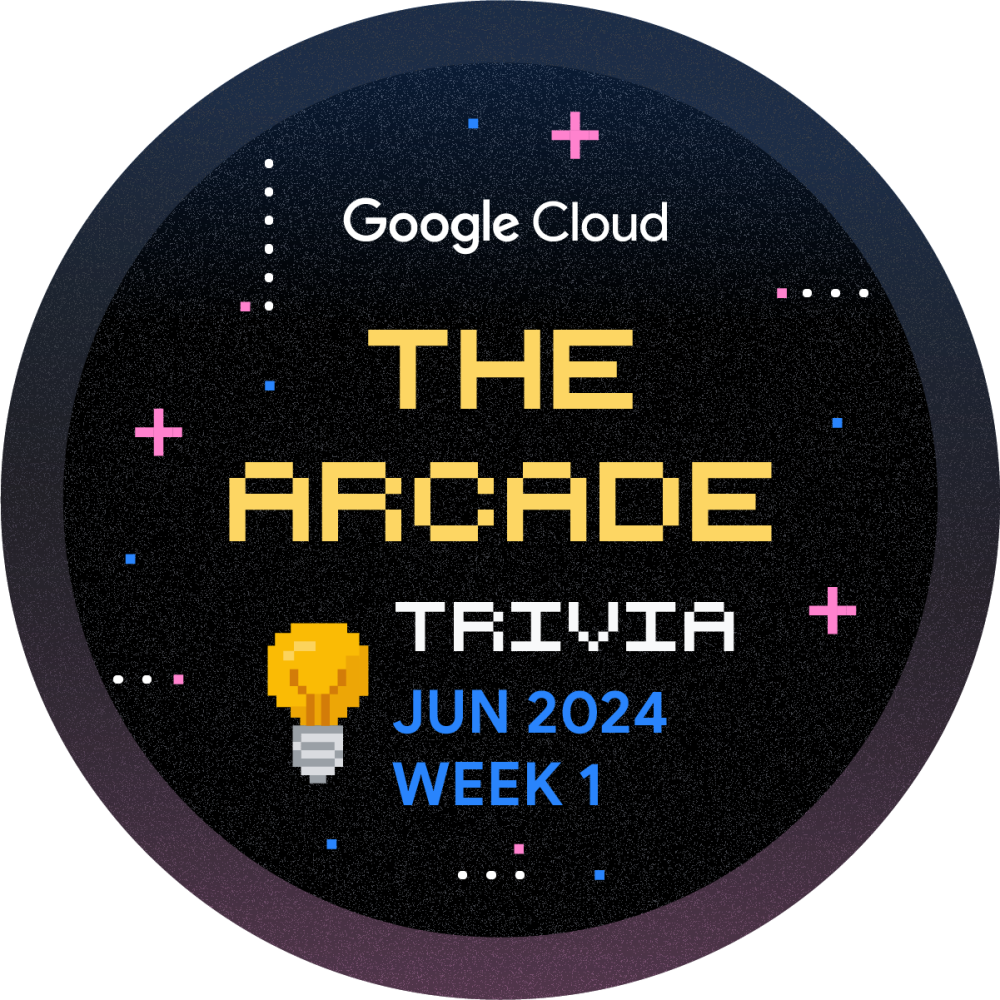 Selo para Arcade Trivia Junho de 2024 Semana 1