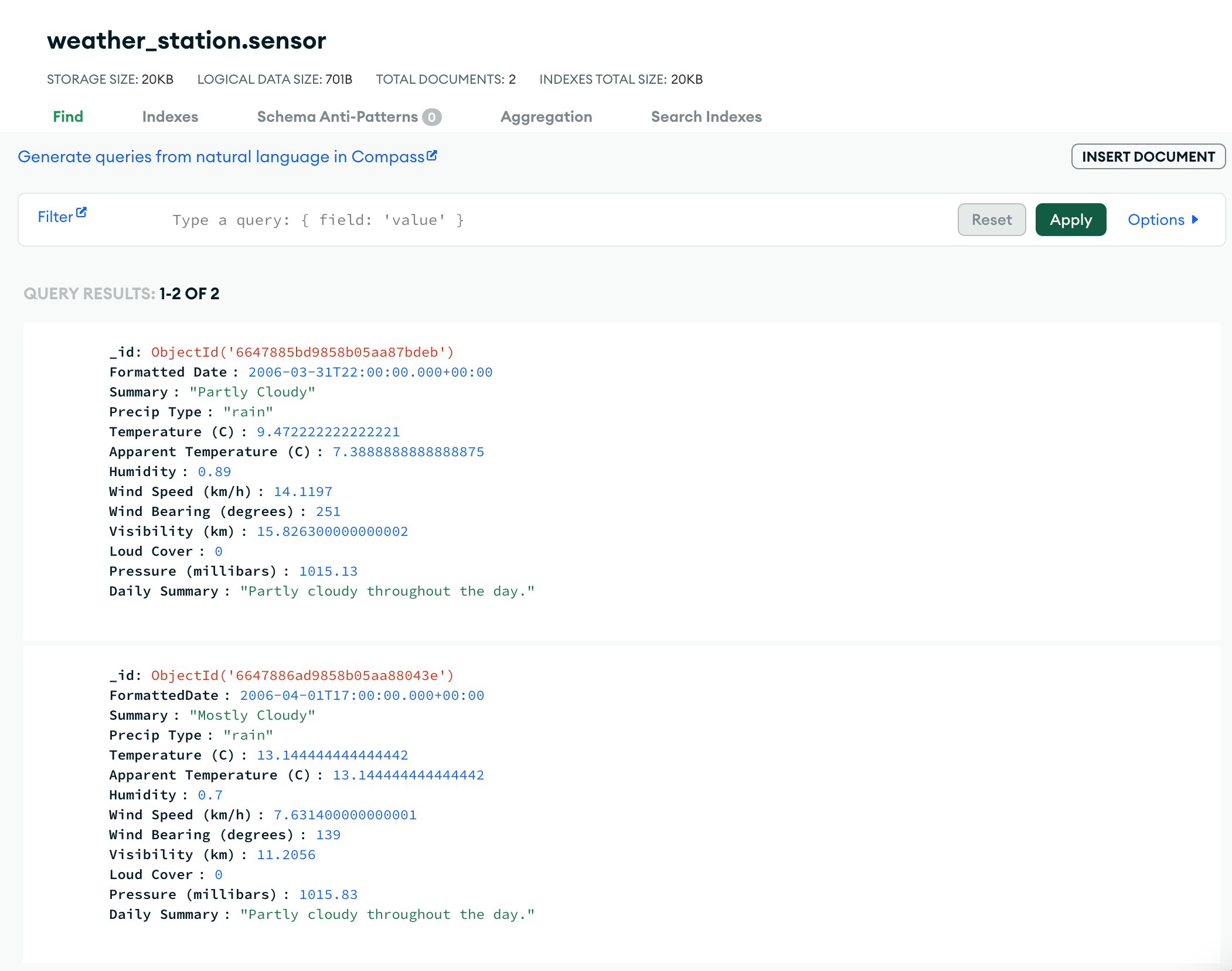 Documents example