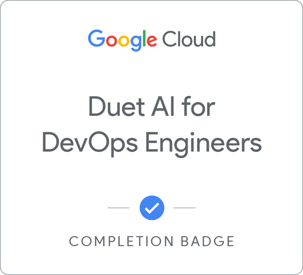 Badge for Gemini for DevOps Engineers