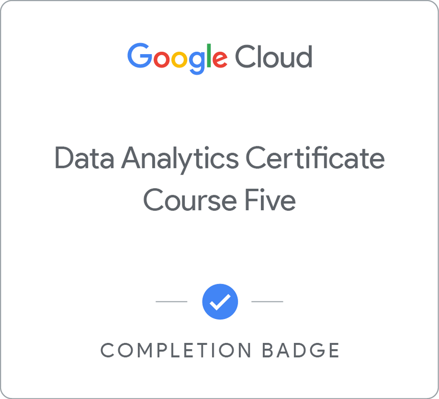 Badge pour Put It All Together: Prepare for a Cloud Data Analyst Job