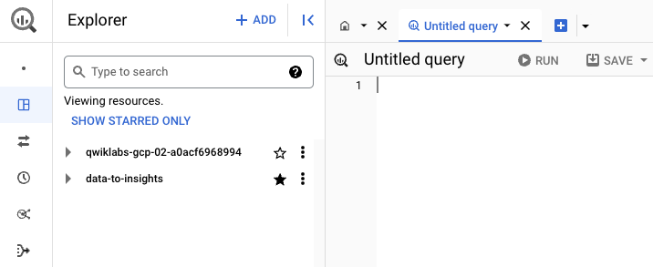 メニューに固定された data-to-insights