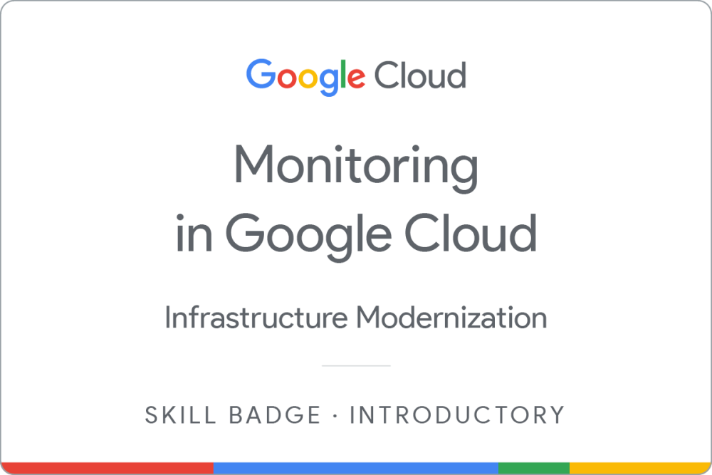 Badge for Monitoring in Google Cloud