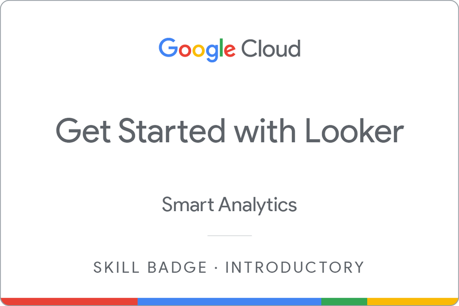 Odznaka za ukończenie szkolenia Get Started with Looker