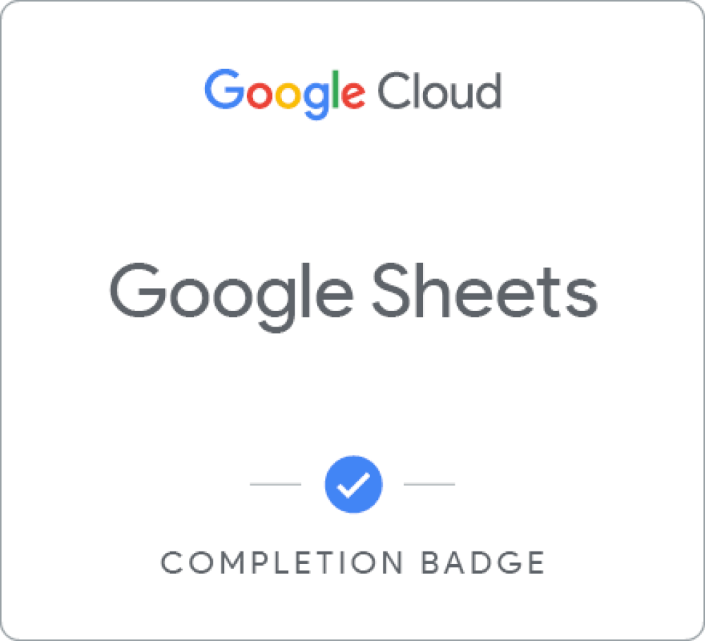 Badge per Google Sheets