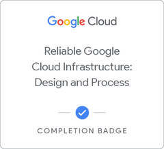Badge for Reliable Google Cloud Infrastructure: Design and Process