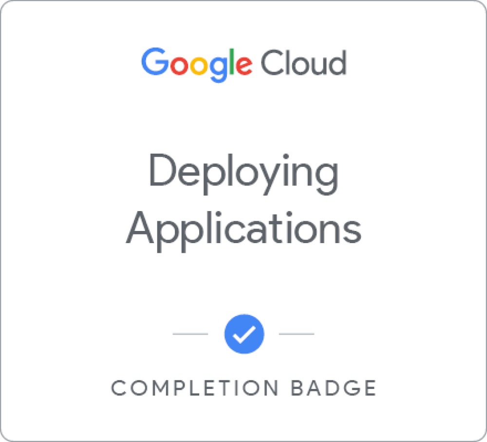 Badge for Deploying Applications