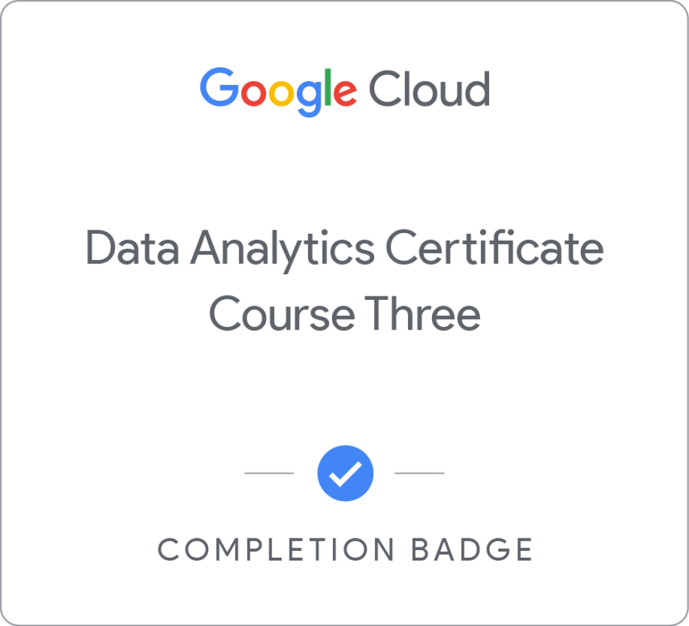 Badge pour Data Transformation in the Cloud