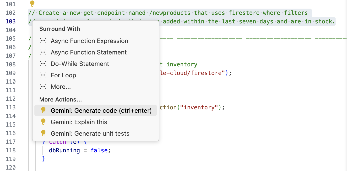 Generate Code