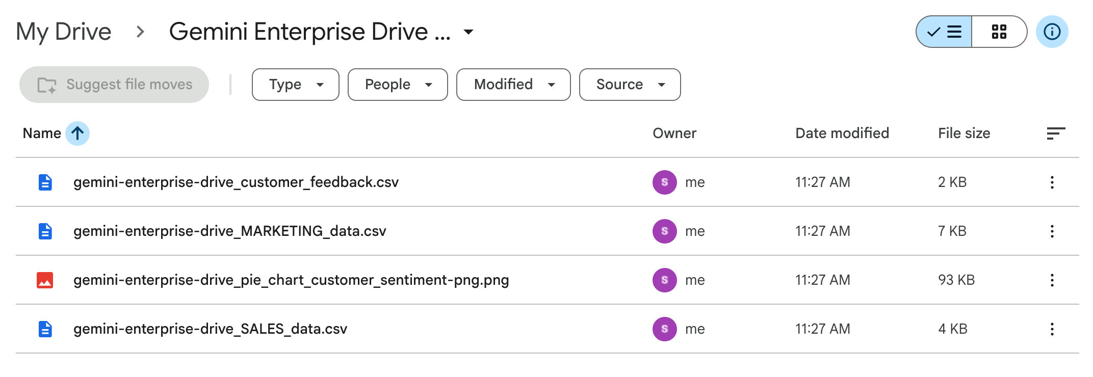 Gemini Enterprise Drive Assets in Drive