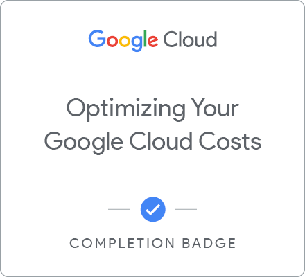 Optimize Google Cloud Costs のバッジ