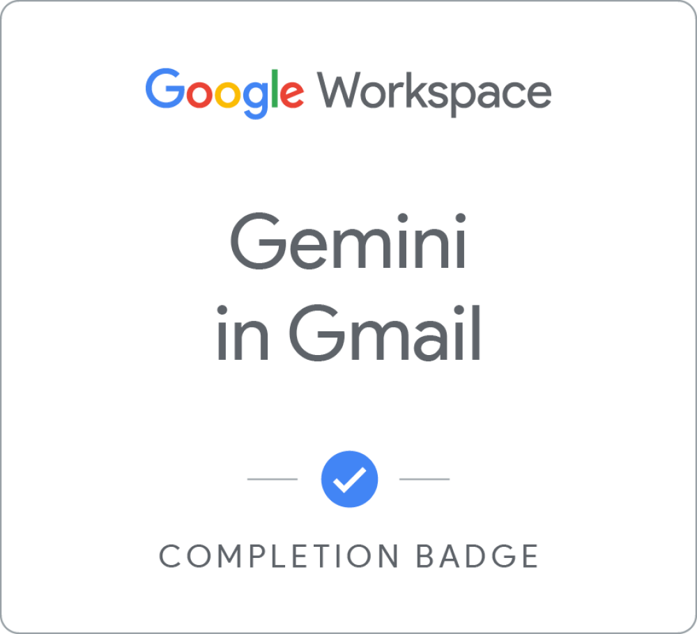 Badge pour Gemini in Gmail - Français