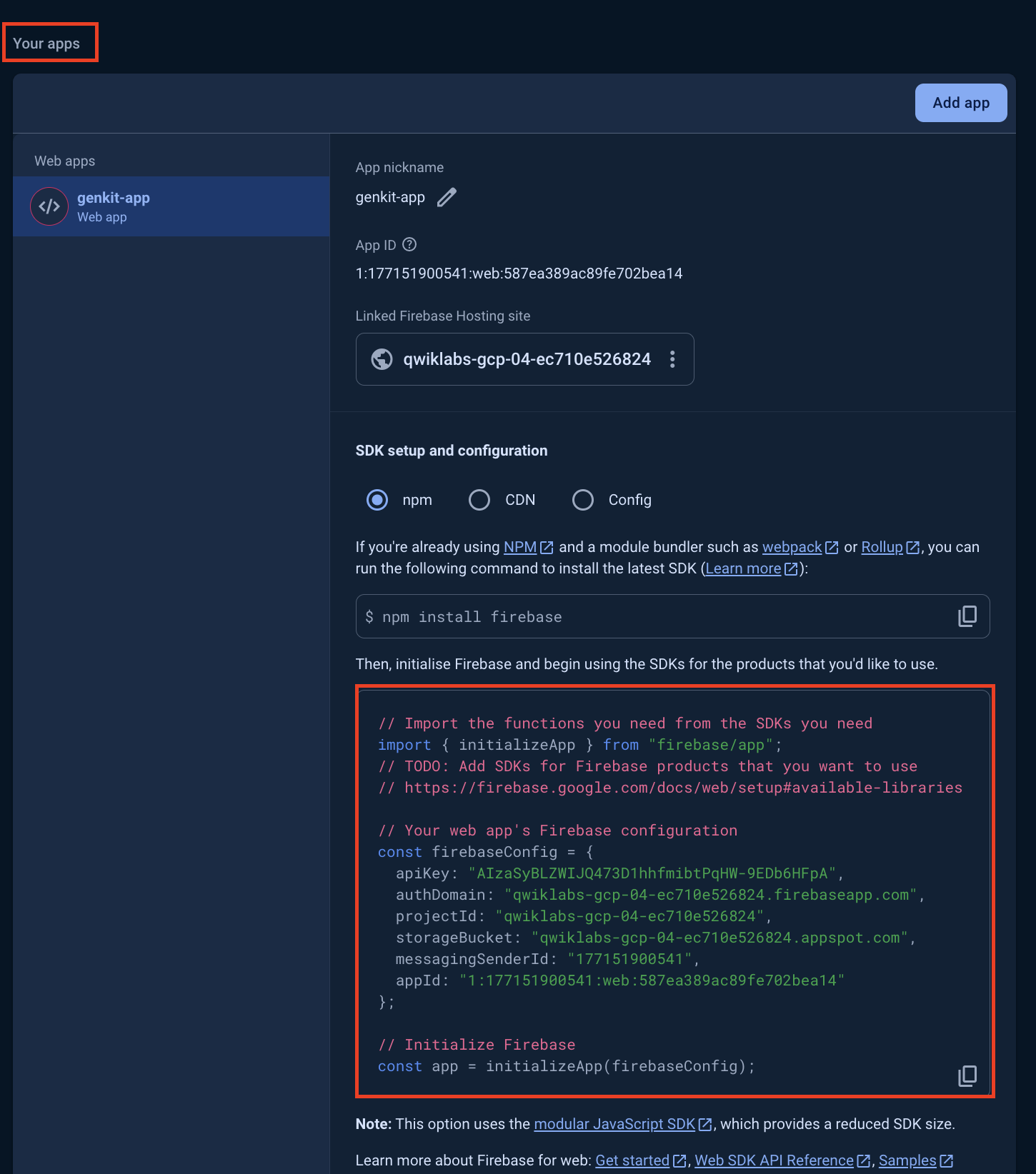 App Code