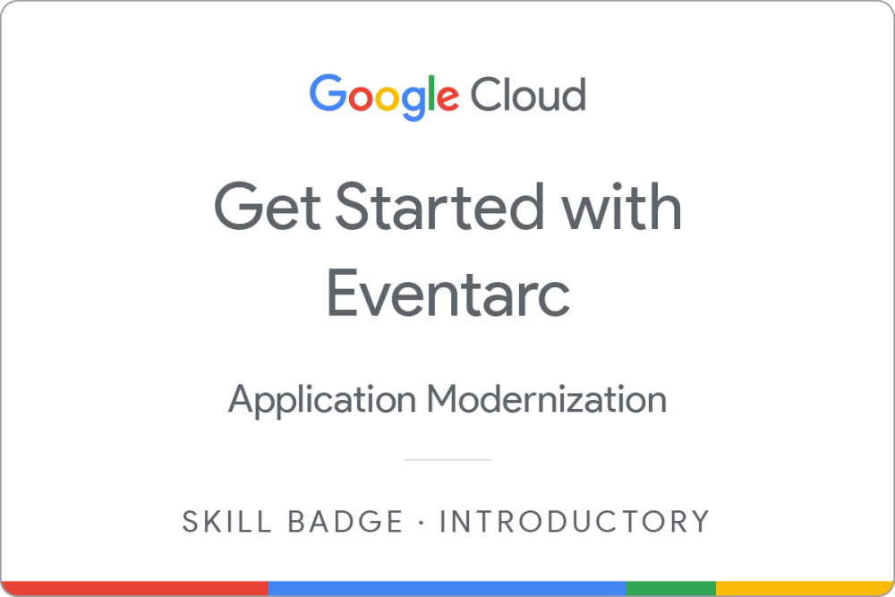 Badge für Get Started with Eventarc