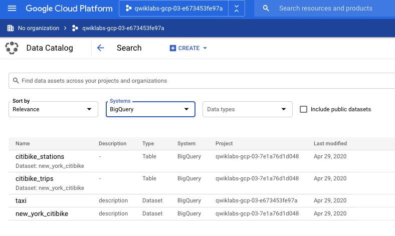 Data Catalog