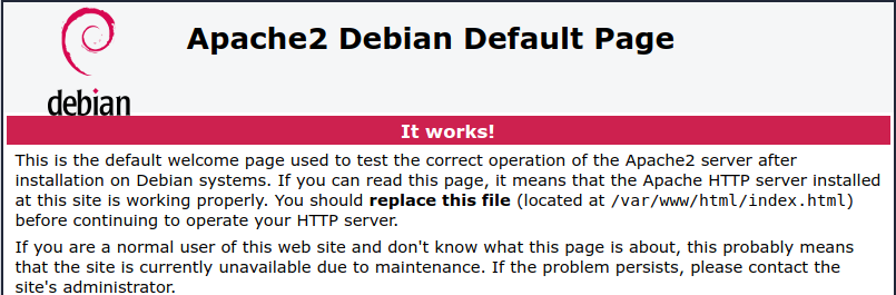 Apache2 Works