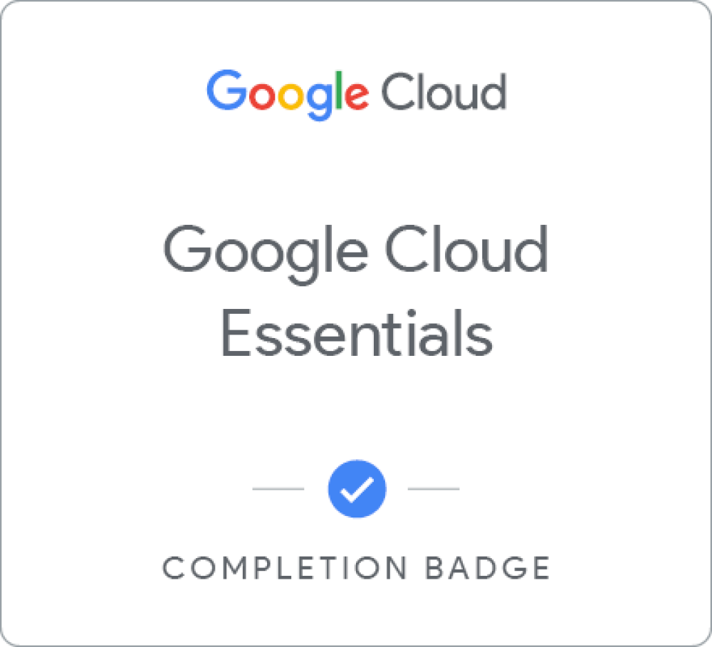 Badge per Google Cloud Essentials