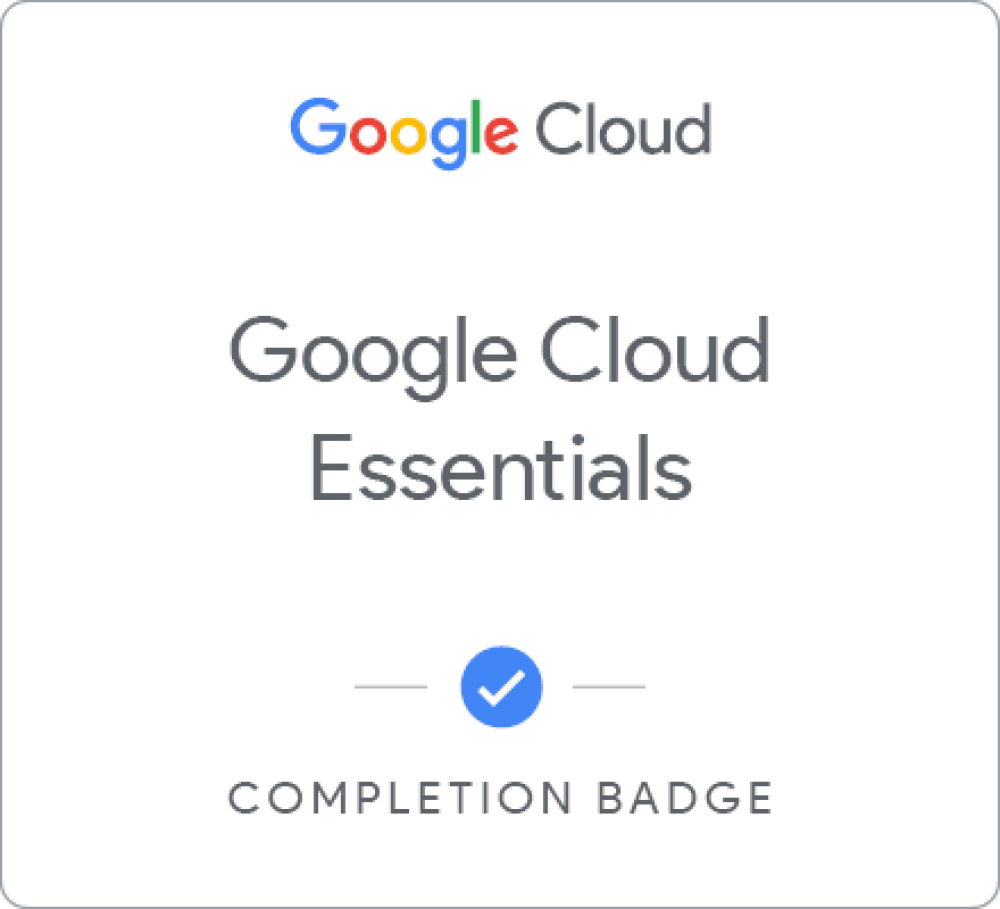 Odznaka dla Google Cloud Essentials