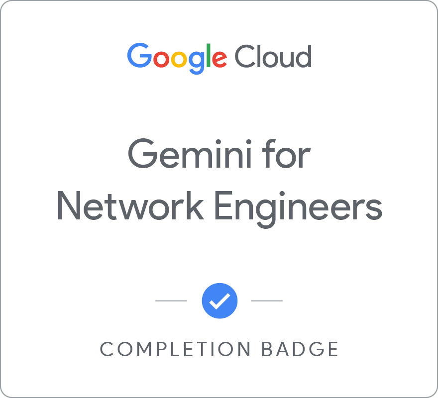 Badge per Gemini for Network Engineers