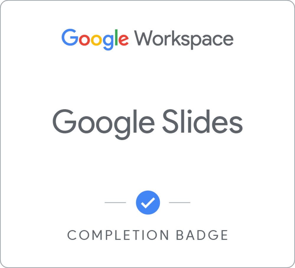 Insignia de Google Slides - Español