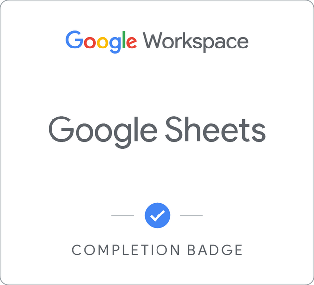 Badge for Google Sheets