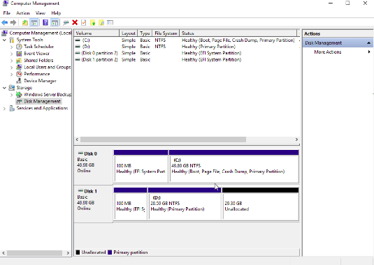 Partitioning and Formatting a Disk Drive in Windows | Google Skills