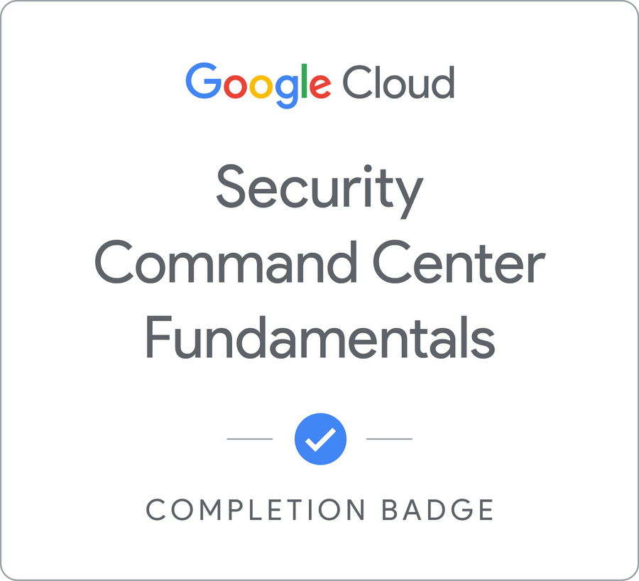 Security Command Center Fundamentals のバッジ