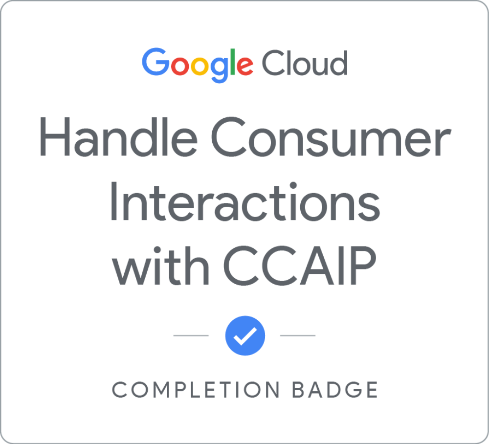 Badge for Handle Consumer Interactions with CCAIP